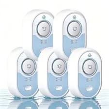 VETOUCH Water Leak Detector with Loud Alarm, 100dB Siren & LED Flash, Water S...