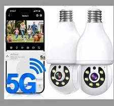 Light Bulb Security Camera 2K 5G & 2.4GHz WiFi Wireless Outdoor Home