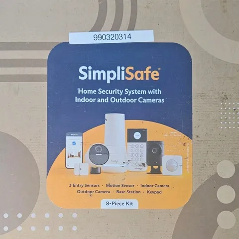 SimpliSafe Wireless Home Security System Indoor Outdoor Cameras