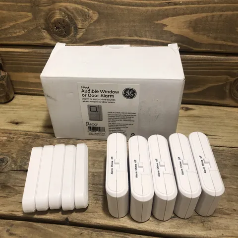 GE Personal Security Window and Door Alarm, 5 Pack, DIY Protection, Burglar