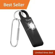 Thopeb Personal Safety Alarm Charcoal Siren Keychain