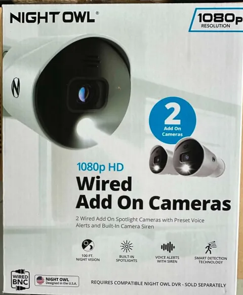 CAM-2PK-DP2LSA NIGHT OWL CONFIRM THE MODEL OF YOUR DVR OR CAMERA