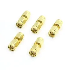 Antenna Cable M/M SMA Male Connector RF Coaxial Coax Connector Adapter 5Pcs