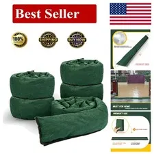 5 Pcs Water Barrier 5 ft x 6.5 Inch Flood Barriers for Home Reusable...
