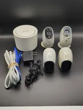 Arlo Base station and Camera's (4) 1st Generation VMC3030  See description