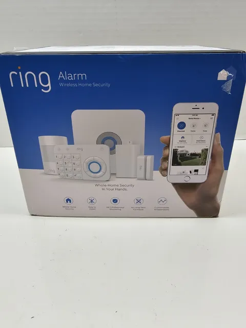 Ring Alarm Wireless Whole Home Security System Works With Alexa. L-1 New Opened