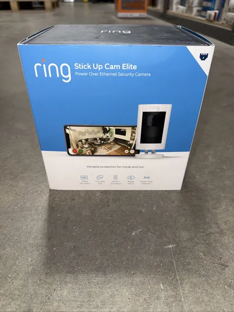 Ring Stick Up Cam Elite HD Security Camera (2nd Gen) with two-way talk NIB