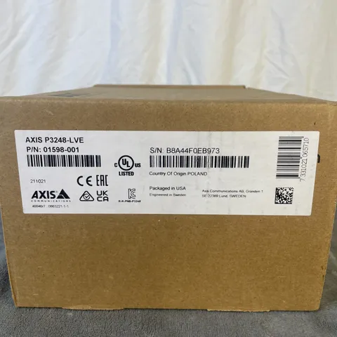 AXIS P3248-LVE Indoor/Outdoor Fixed Dome 4K Camera