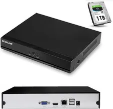16-Channel 4K NVR (1080P/3Mp/4Mp/5Mp/8Mp) Ultra HD Network Video Recorder Cloud 