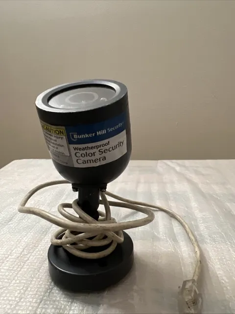 Bunker Hill Security 95914 Wired Color CCTV Weatherproof Outdoor Camera Black