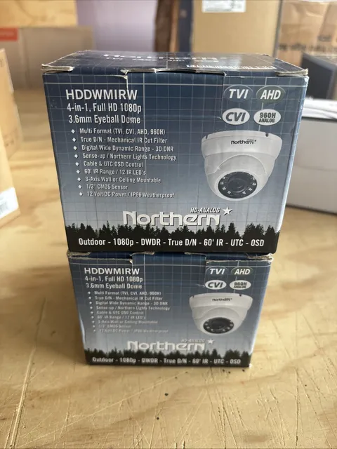 2  Northern 960H Analog Cameras