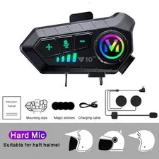 1/2Pcs Y10 2x Bluetooth Motorcycle Helmet Intercom 300M Wireless Intercomunicado