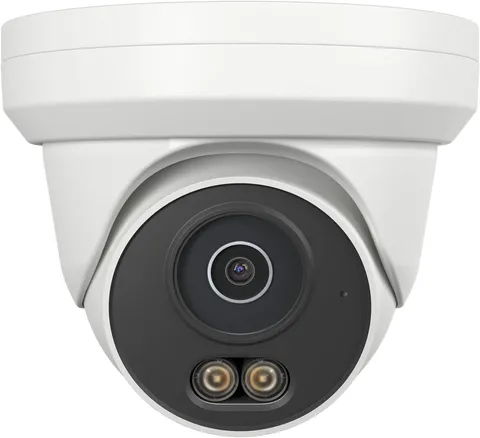 4MP Poe Camera, Turret Security Poe IP Camera Outdoor Indoor Wired, Smart Dual L