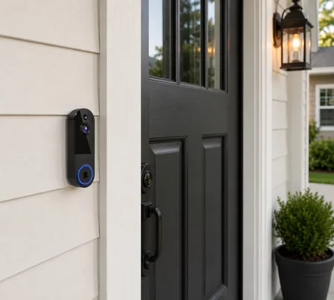 Wireless WiFi Video Doorbell Camera 2.4GHz AI Motion Detection Two-Way Audio