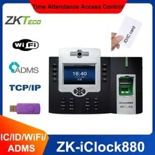 ZKTeco iClock880 TCP/IP Door Access Fingerprint Attendance Machine Time Clock