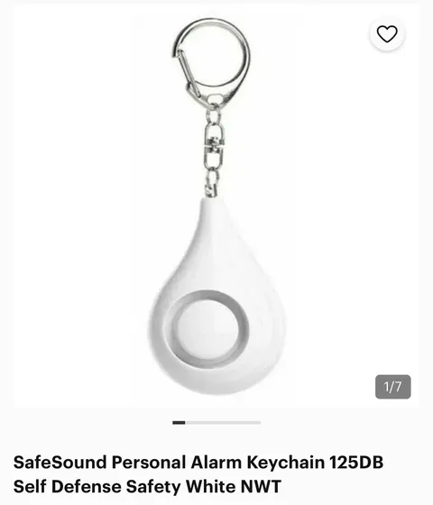 3 Pk SafeSound Personal Alarm 125dB Self Defense Alarm / Keychain / Siren 125 DB