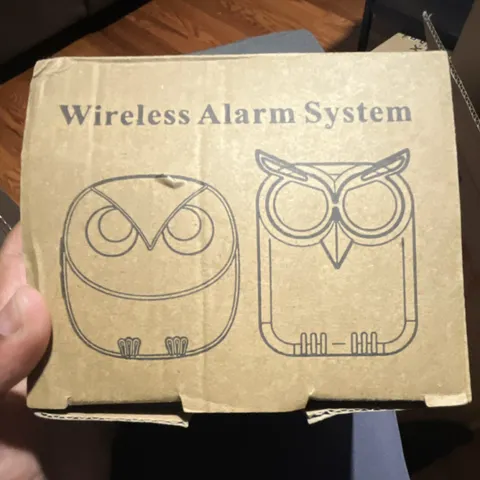 Wireless Alarm Complete System Owl Design Model Wireless Alarm New
