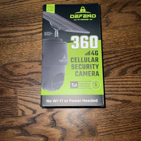 Tactacam Defend 360 4G LTE Cellular Security Camera DFD-PTZ01 NEW