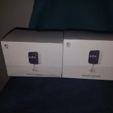 JOOAN 3MP Security Camera. WiFi Bluetooth Color Night Vision. USB C. Qty 2 - NIB