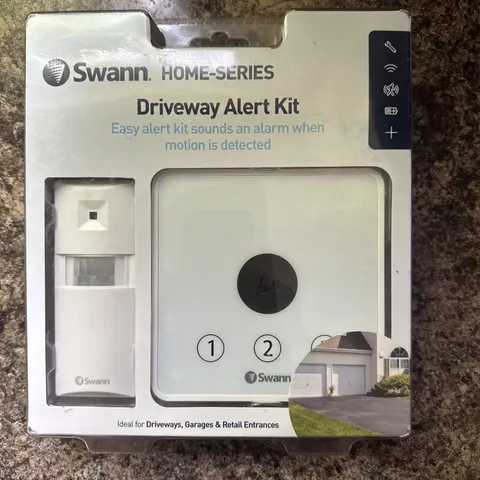 Swann Driveway Wireless Alert Kit Motion Detection Model AALARMKLWVER2ES NEW