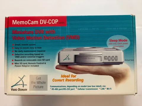 Video Domain Technologies MemoCam DV-Cop in Original Box