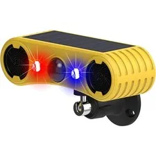 Solar Outdoor Motion Sensor Alarm-13 Sounds Including Dog Barking&Gunshot,2 *...