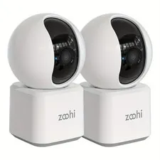 2PACKS Security Camera Indoor Wall Mount Baby Monitor 2-way audio 2.4/5G wifi