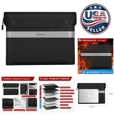 4200°F Fireproof & Waterproof Document Bag - Lightweight with Quick Access Strap
