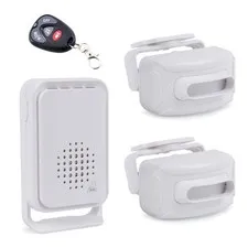 Waterproof Chime Motion Sensor *2 Receiver Remote Business Home Security System