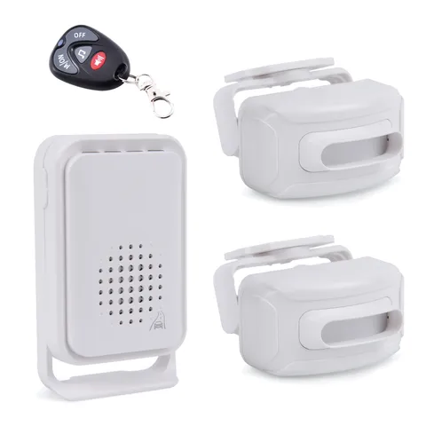 Waterproof Chime Motion Sensor *2 Receiver Remote Business Home Security System