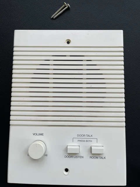 M&S  Model N35 White Intercom Speaker 