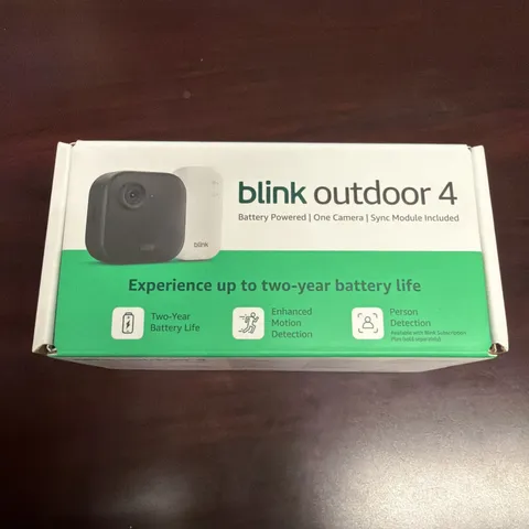 Blink Outdoor 4 One Camera System w/Sync Module New B0DHLSZXQD 840414631670