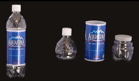 Aquafina Water Bottle Hidden Secret Container Compartment Diversion Stash 3 part