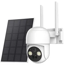 4MP Battery Solar Security Camera WiFi 360 Pan/Tilt WiFi Home Security Camera