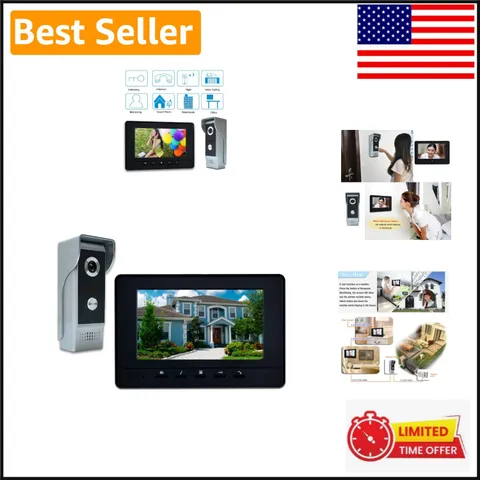 Comprehensive Wired Video Doorbell System with Clear Imaging & Easy Installation