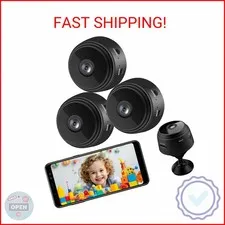 senri 3 Pack Mini Security Camera, 1080P HD WiFi Home Indoor Outdoor Camera for