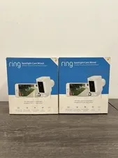 RING SPOTLIGHT CAM WIRED, Outdoor 1080p Wi-Fi Security Camera-WHT-FACTORY SEALED