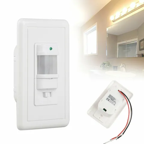 PIR Infrared Motion Sensor Detector Smart Switch AC 110V Light Lamp Switch Auto