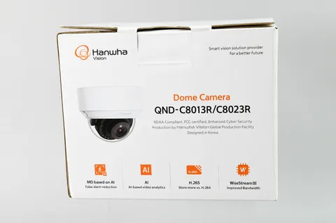 Hanwha Dome Camera QND-C8013R C9023R 5mp Network