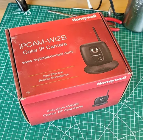 Honeywell iPCAM-WI2B IP Wireless Wi-Fi Surveillance Camera Color Black