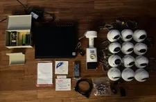 LTD8516K– ST DVR 16 Channel with 13 Security Cameras and Power Supply