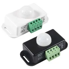 DC 12V 24V 8A PIR Motion Sensor Switch Automatic Adjustable Motion Sensor