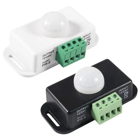 DC 12V 24V 8A PIR Motion Sensor Switch Automatic Adjustable Motion Sensor
