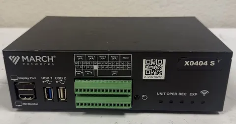 March Networks RideSafe X0404-S Mobile Hybrid NVR HDVR LS - Unit with WiFi USB