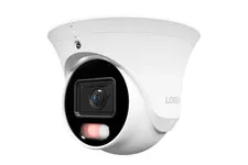 Lorex Connect U3 4K PoE Turret Camera with Red & Blue Deterrence Lights