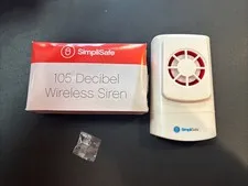 SimpliSafe 105 Decibel Wireless Siren WS1000 - NEW Open Box