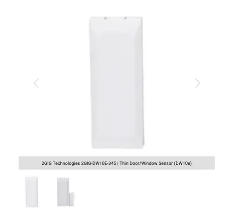 2GIG Nortek Wireless Enhanced Thin Door/Window Contact (2GIG-DW10E-345)