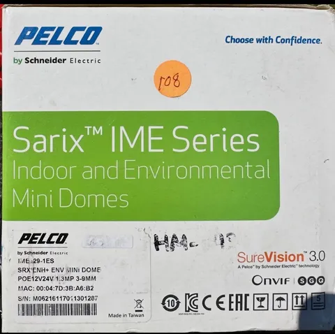 Pelco Sarix IME Series Indoor And Environmental Mini Dome Cameras
