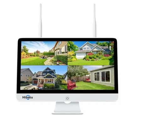 【No HDD】 15'' LCD Wireless WiFi NVR 16 Channels Network Video Recorder,...