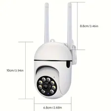 Smart Home Security Cameras  - 1080P FHD 2.4G Wifi, PTZ Wireless IP Camera with